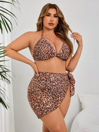 Conjunto de Biquíni Plus Size Texturizado