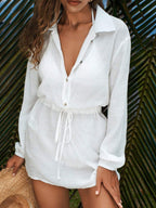 Saída de Praia Linen Resort