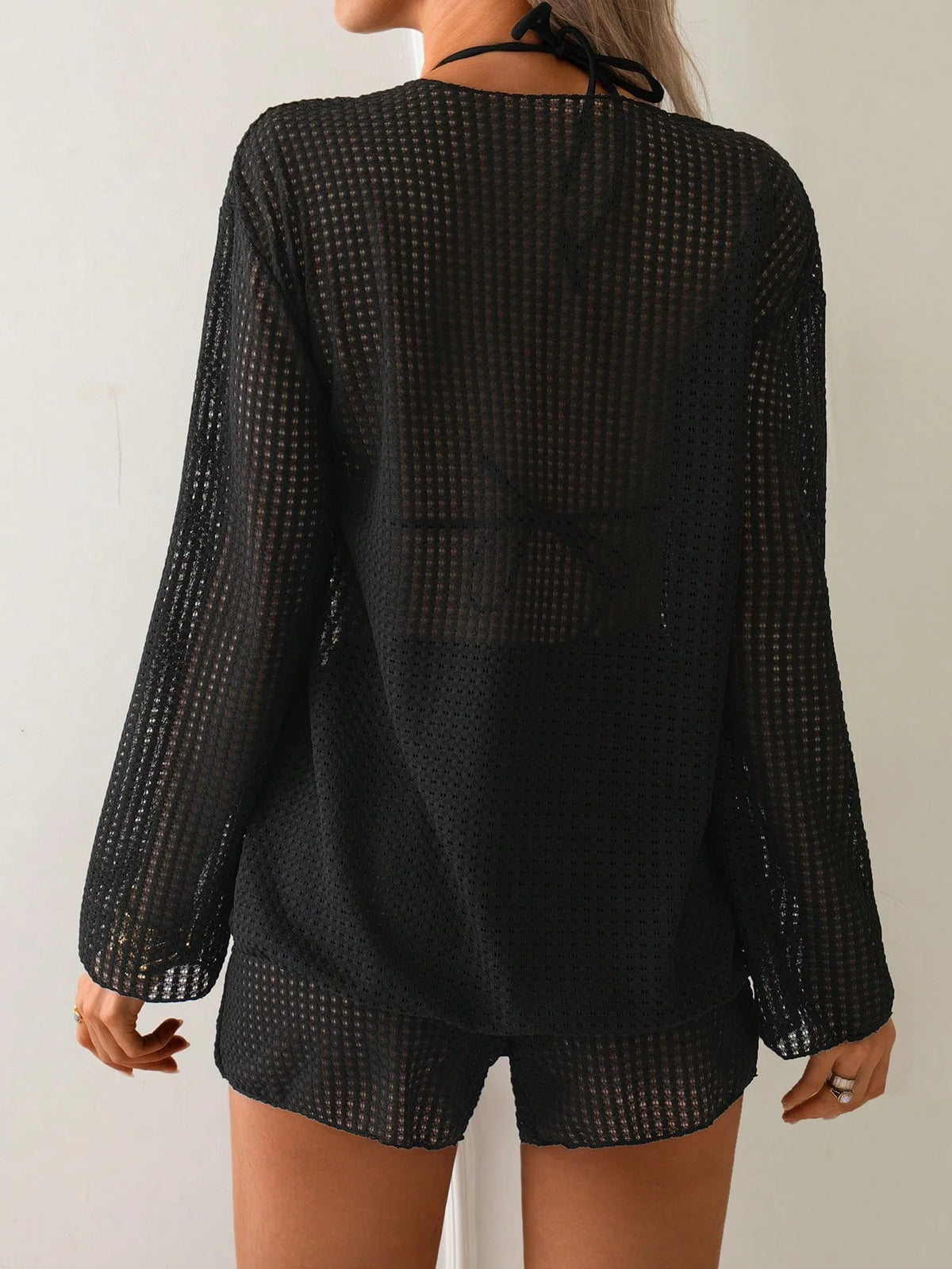 Conjunto 2 Peças Manga Comprida com Shorts Slim