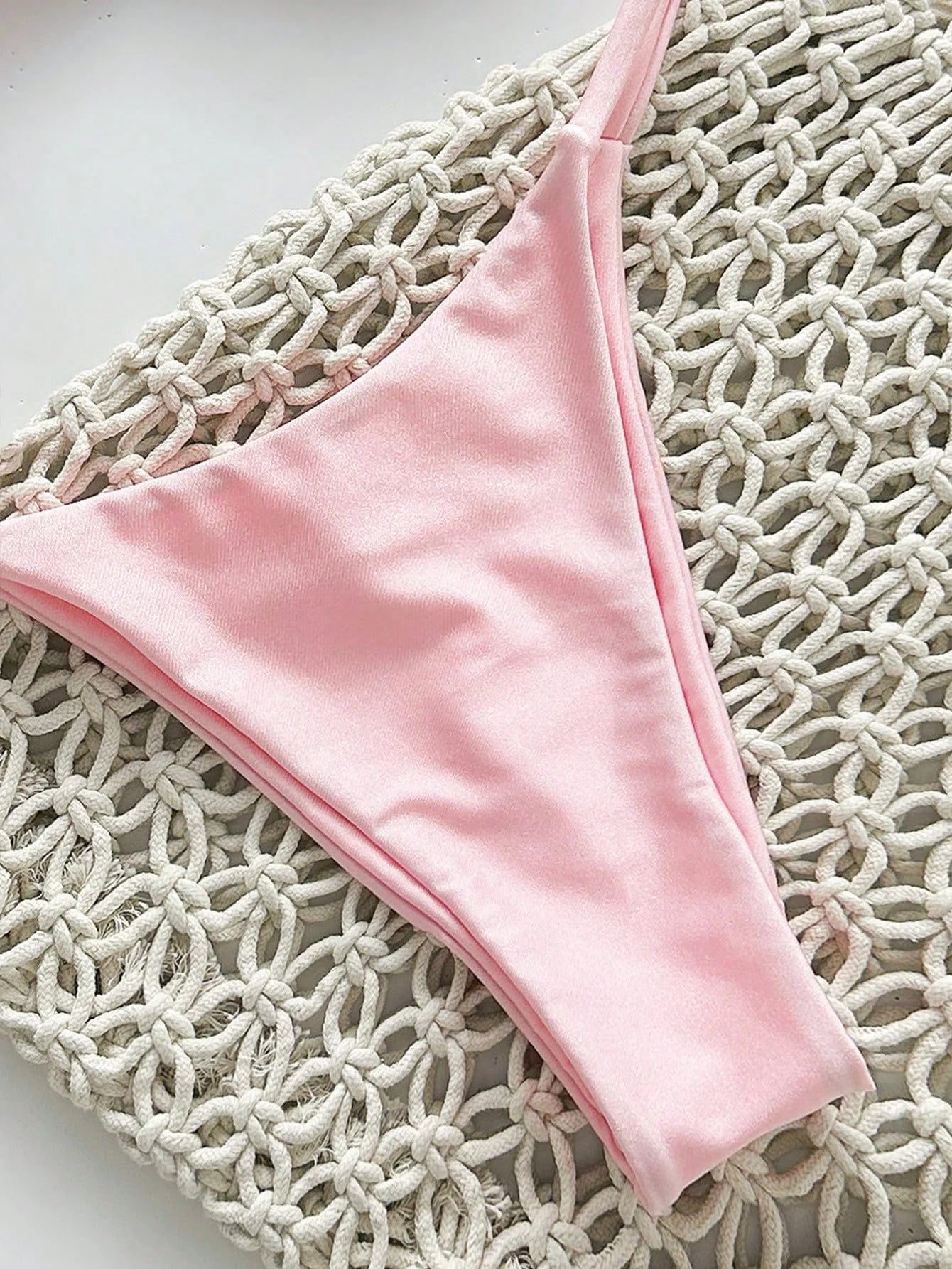 Biquíni Tanga Frente Única com Tie Back