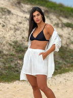 Conjunto Camisão e Short Cor Sólida
