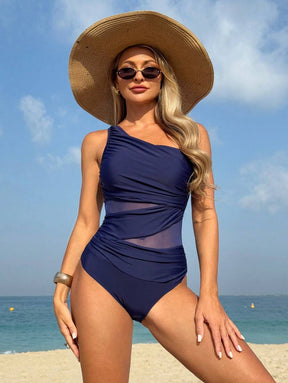 Maiô Terracota Sculpt One Shoulder