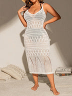 Saída de Praia Plus Size Semi-Transparente