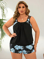 Tankini Plus Size Frente Única com Anel