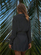 Saída de Praia Linen Resort