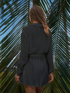 Saída de Praia Linen Resort