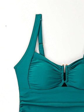 Biquíni Tankini Estilo Retrô