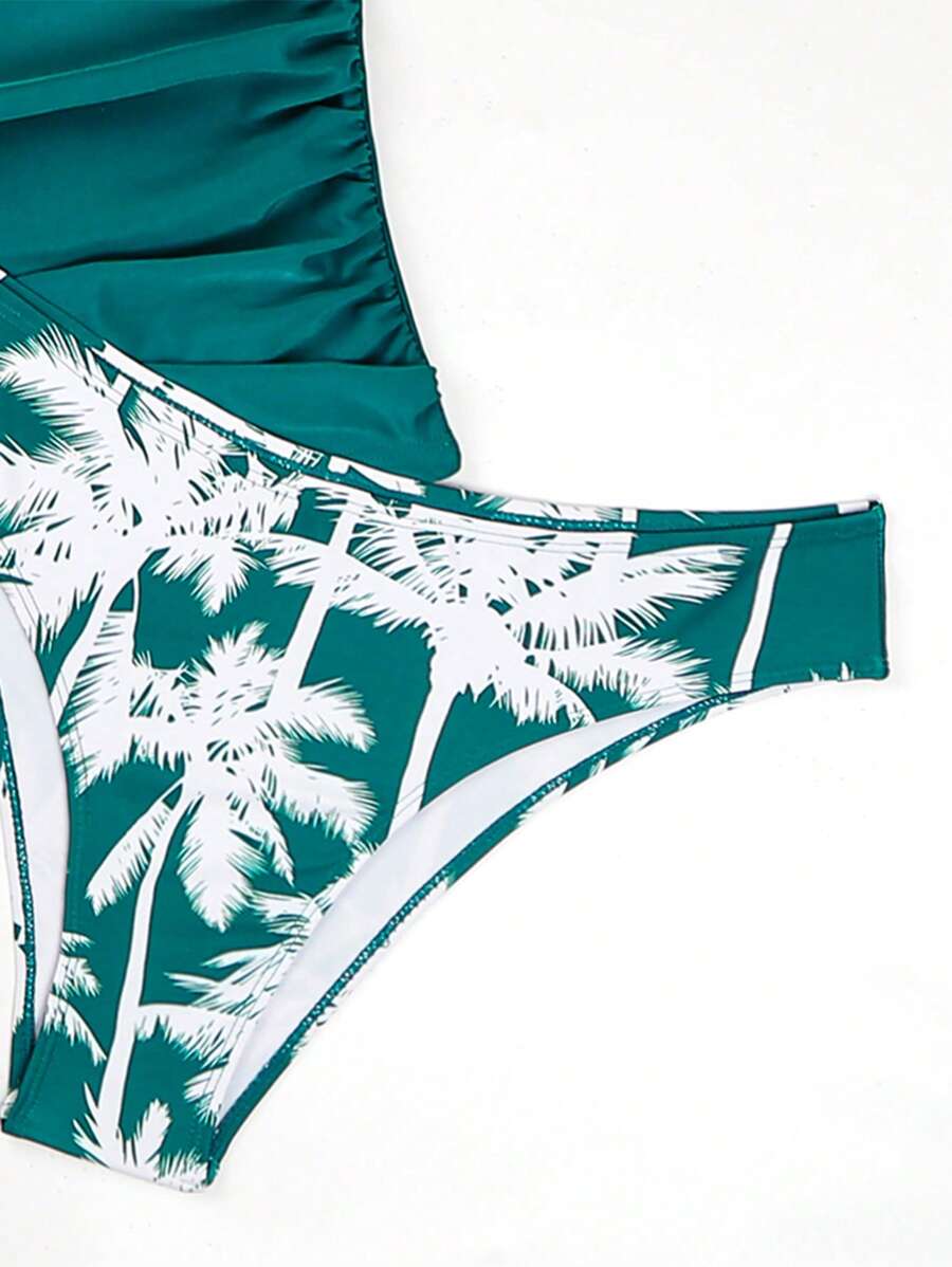 Biquíni Tankini Estilo Retrô