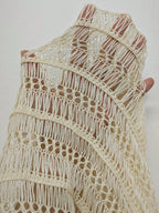 Conjunto 2 Peças Damasco Decote U Semi-Transparente