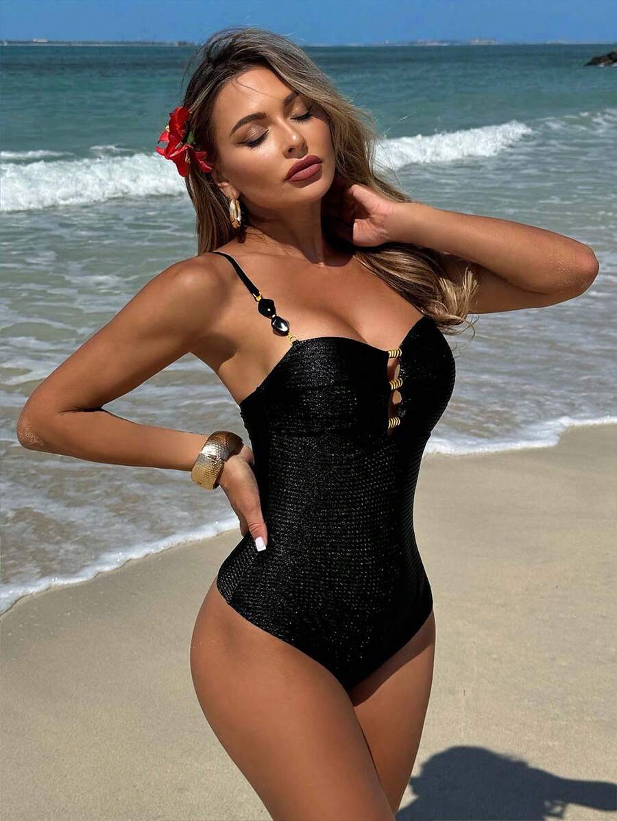 Maiô Luxo Golden Shell