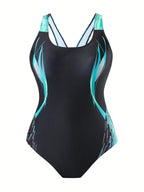 Maiô Plus Size Decote U Esportivo