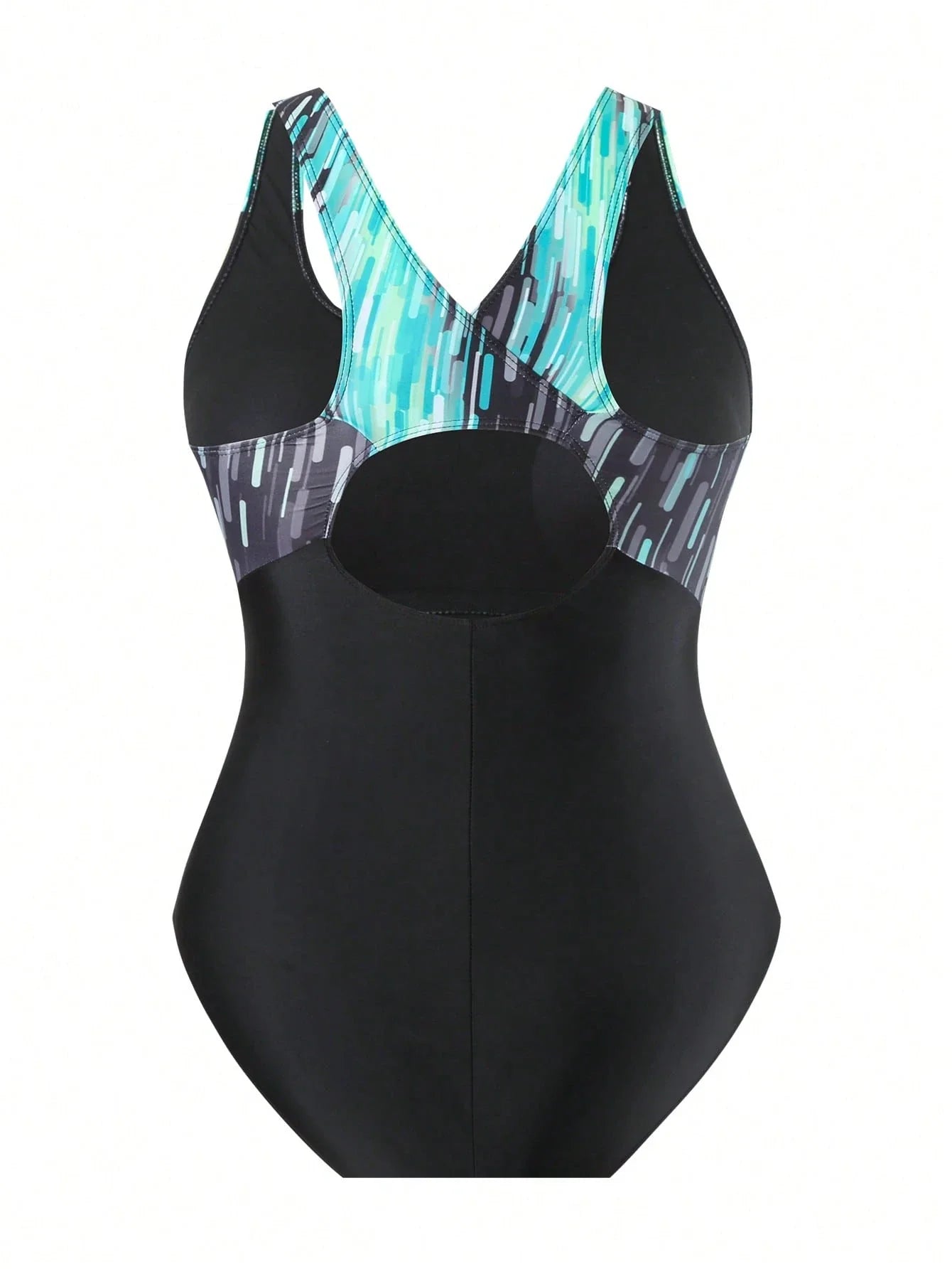 Maiô Plus Size Decote U Esportivo