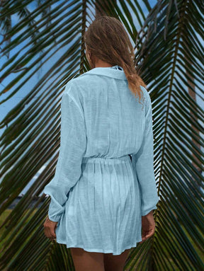 Saída de Praia Linen Resort