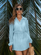 Saída de Praia Linen Resort