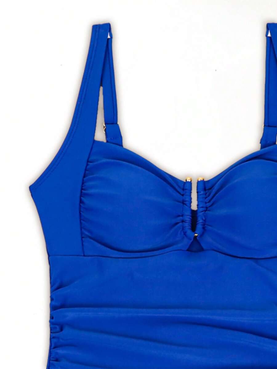 Biquíni Tankini Estilo Retrô