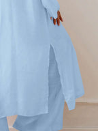 Kimono Longo com Abertura Frontal e Manga Longa
