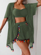 Conjunto Praia Ibiza 4 Peças