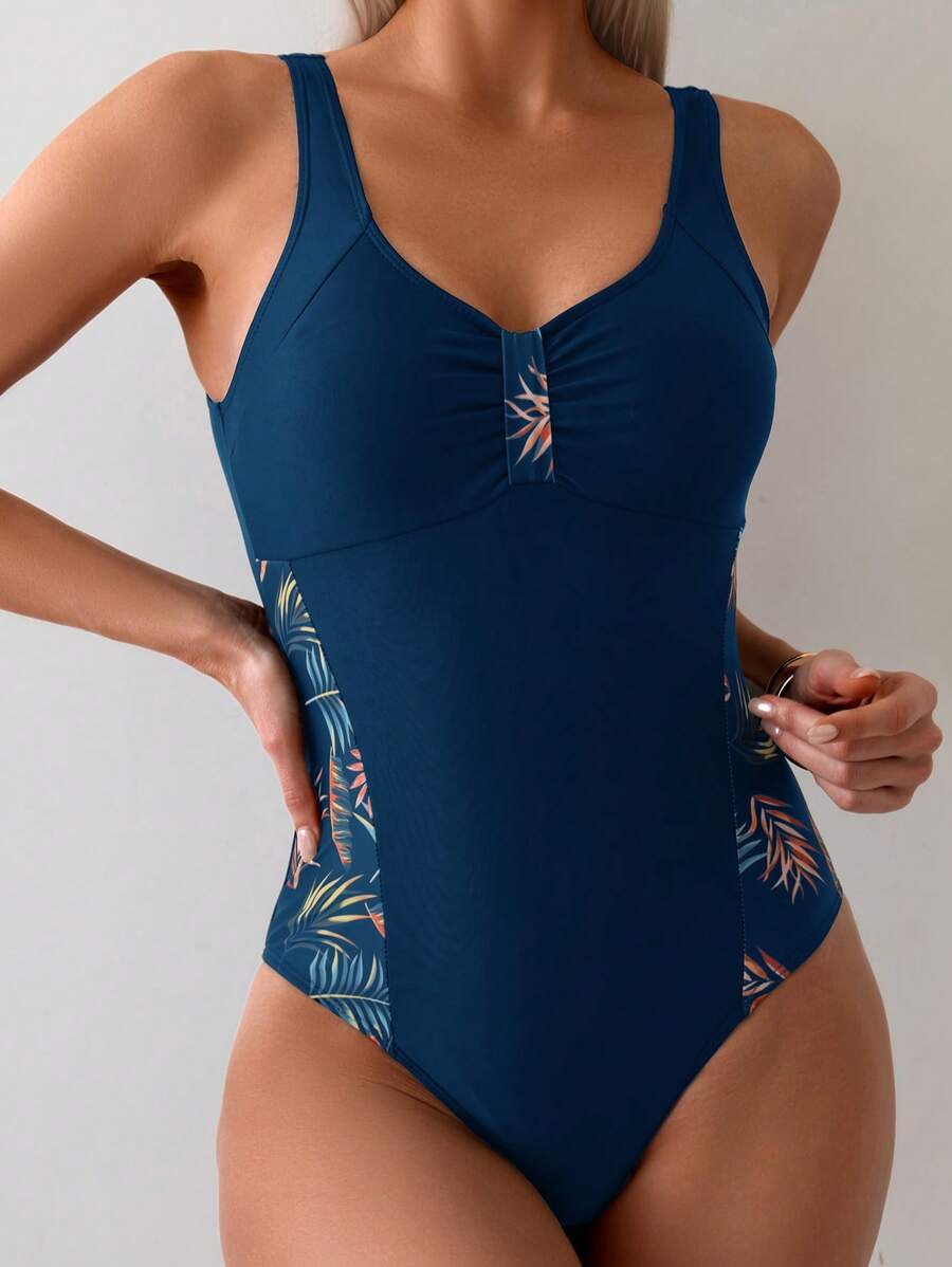 Maiô Modelador Tropical Lines