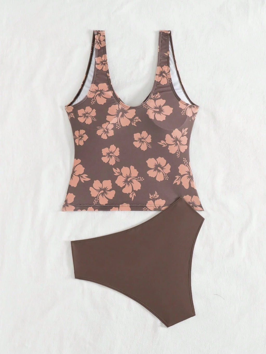 Tankini Bralette Tropical com Bojo Removível