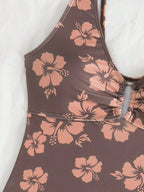 Tankini Bralette Tropical com Bojo Removível