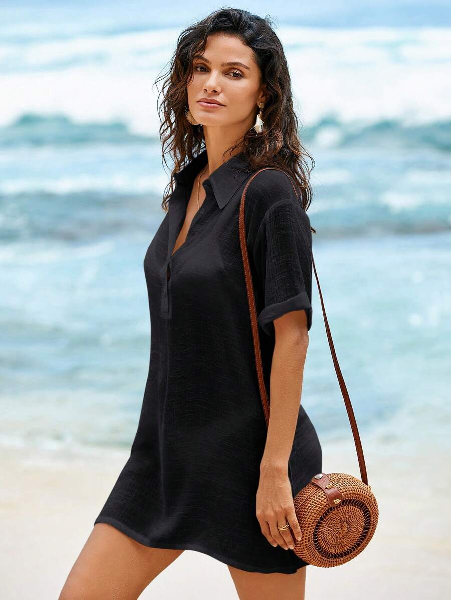 Saída de Praia Linen Breeze