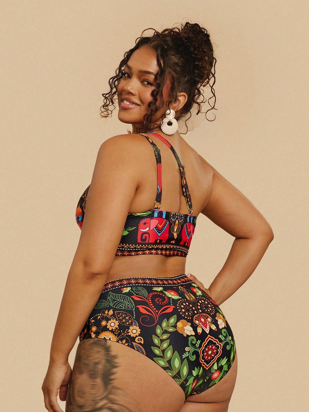 Biquíni Plus Size Ombro Único