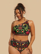 Biquíni Plus Size Ombro Único