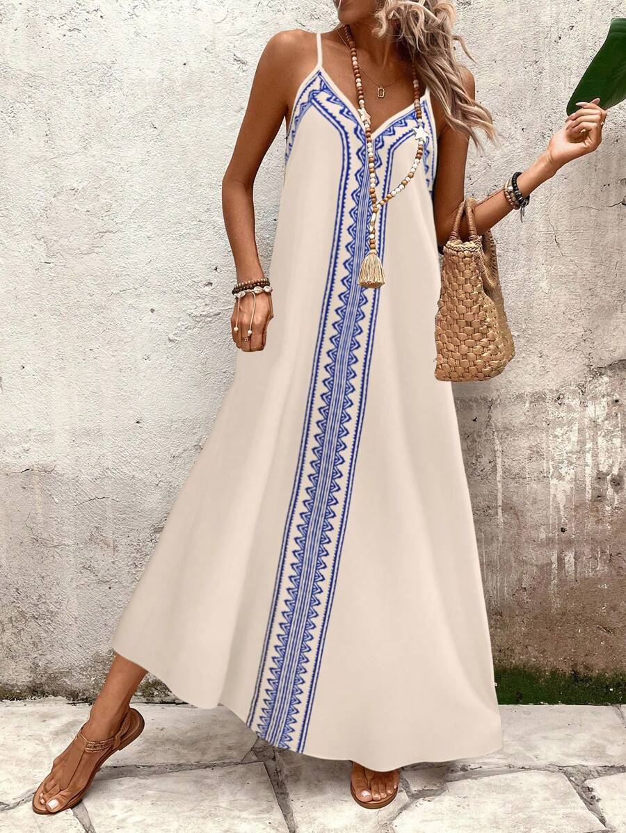 Vestido Longo Estampa de Leopardo com Costas Abertas - La Lecce