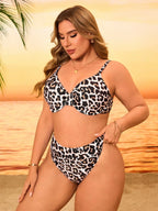 Biquíni Plus Size Listrado e Zebrado