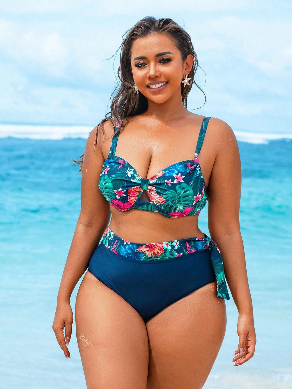 Biquíni Plus Size Estampa Animal Print