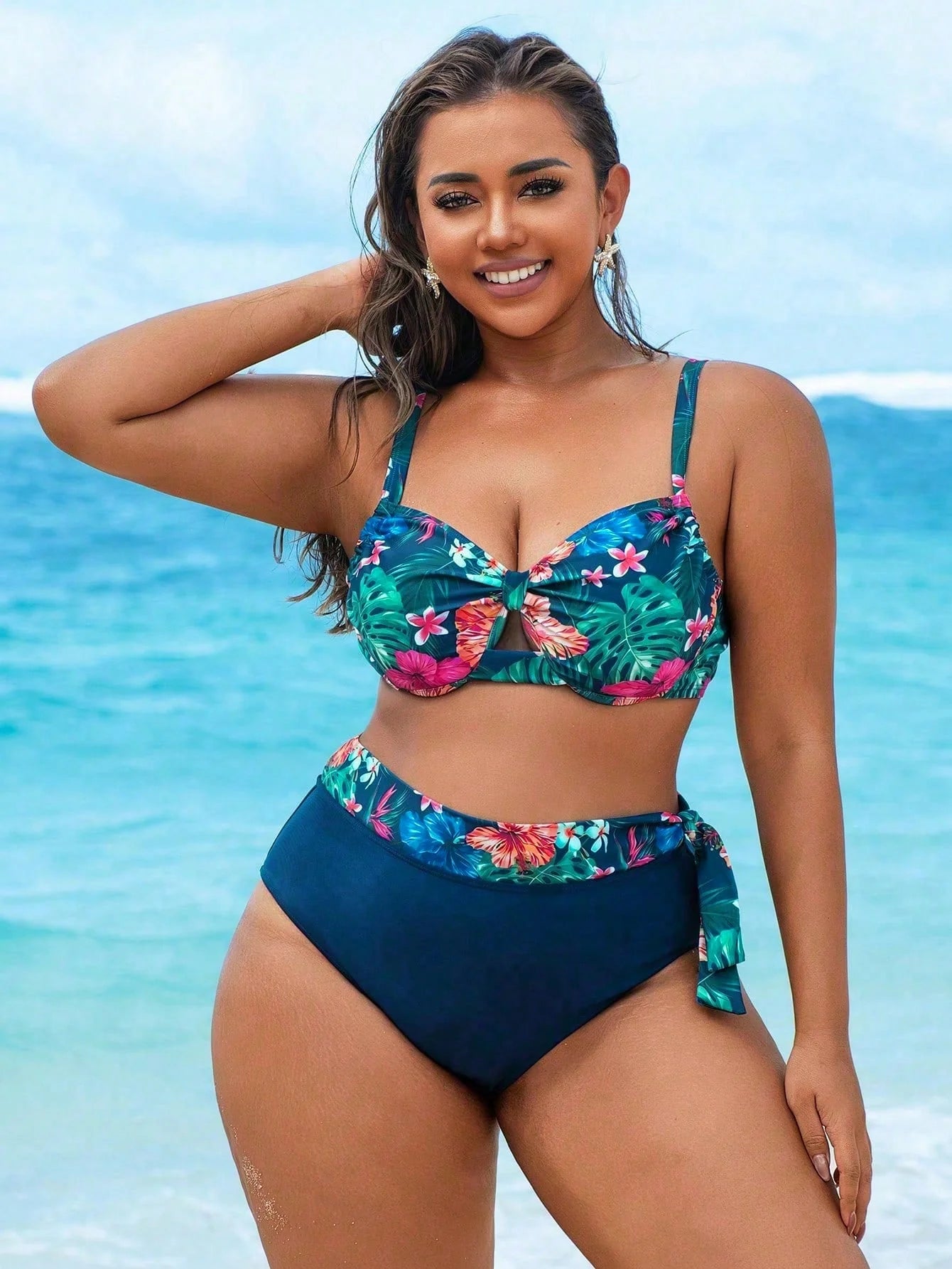 Biquíni Plus Size Estampa Animal Print