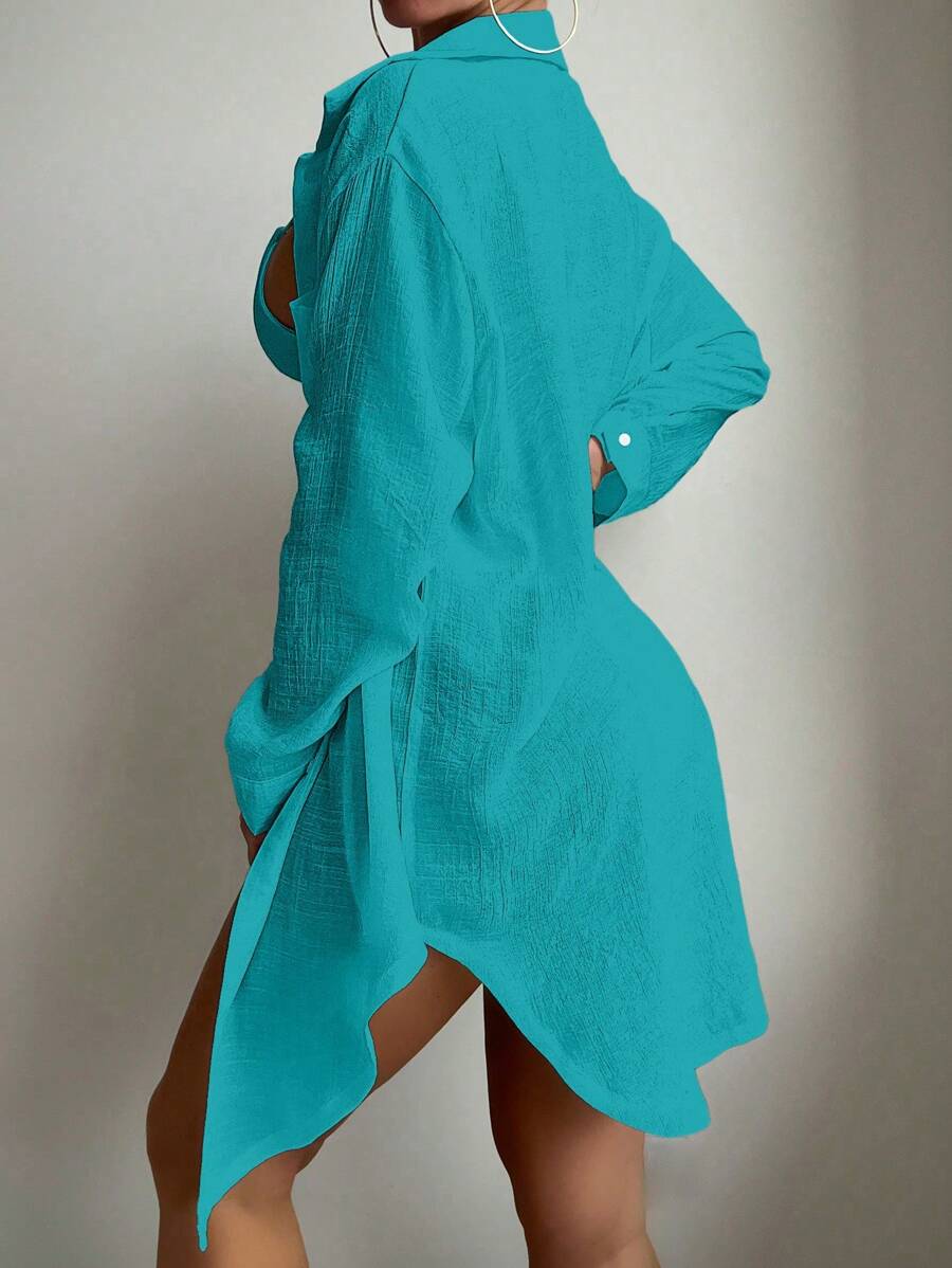 Saída de Praia Linen Breeze