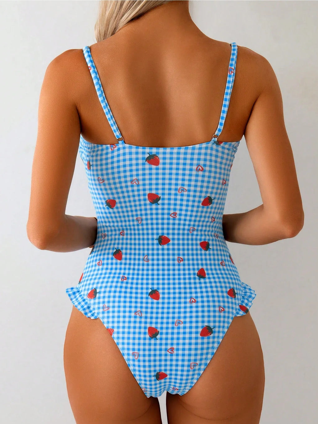 Conjunto Xadrez com Babado