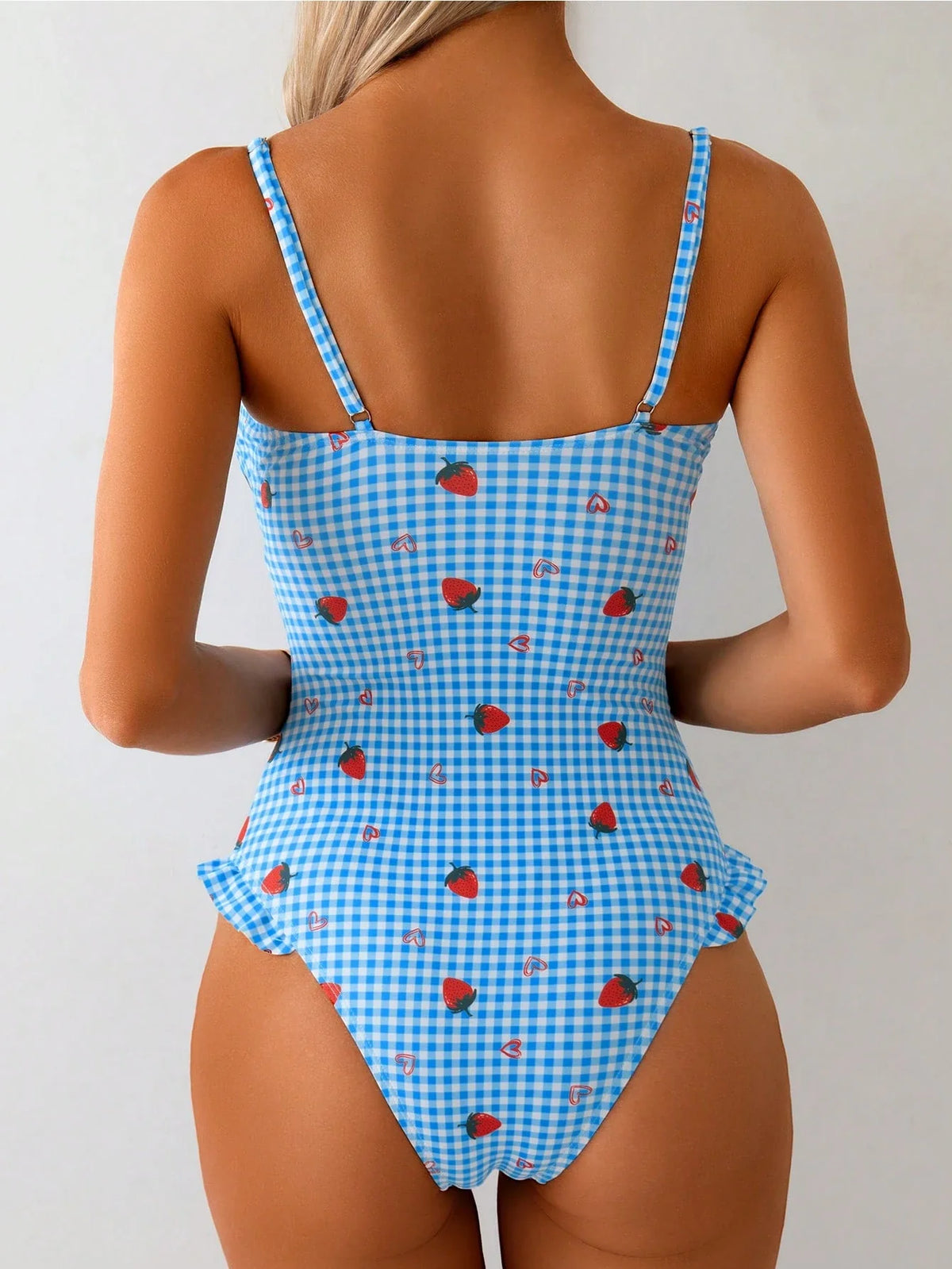 Conjunto Xadrez com Babado