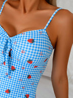 Conjunto Xadrez com Babado