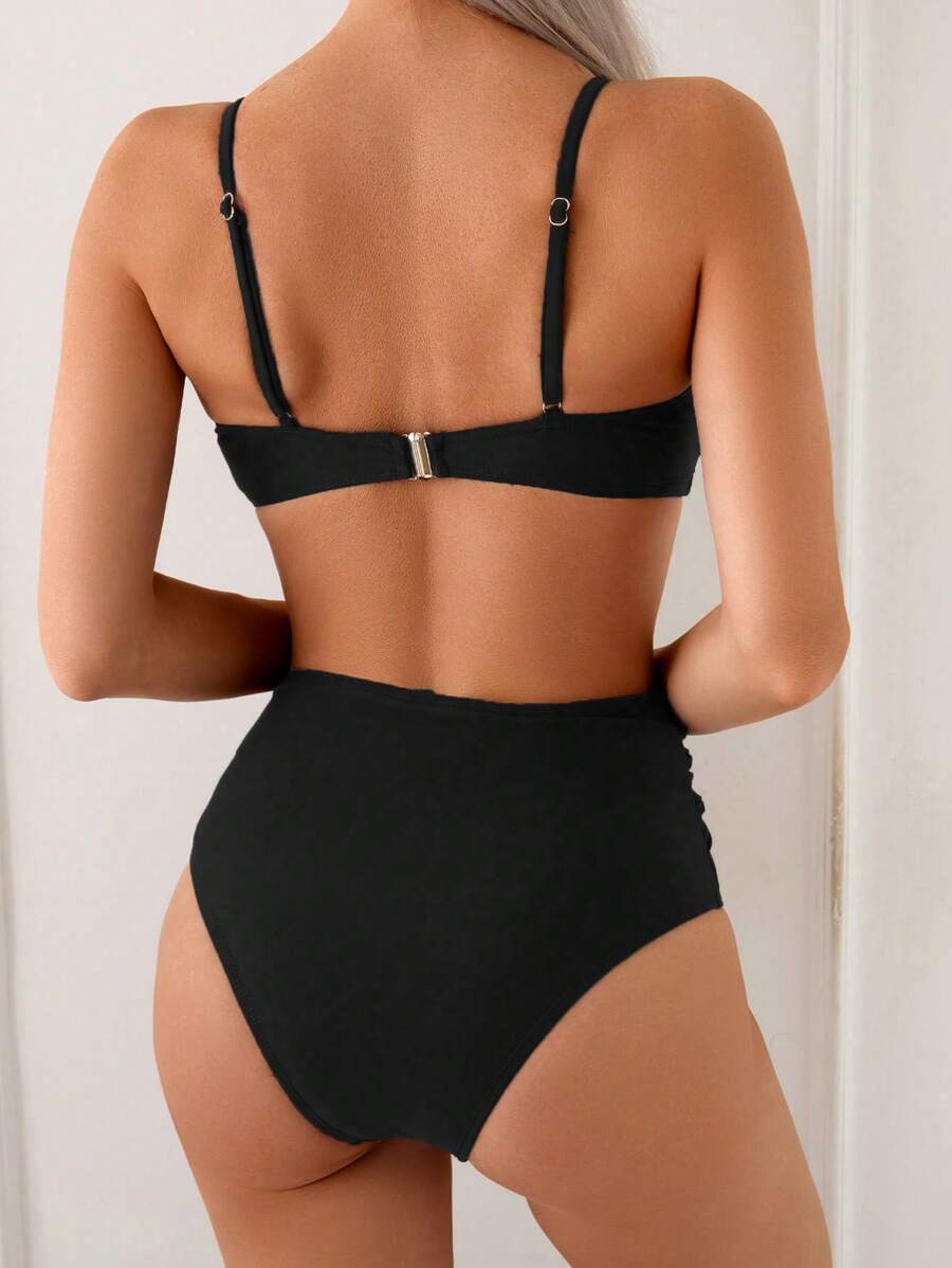 Biquíni Shell Dourada Elegance