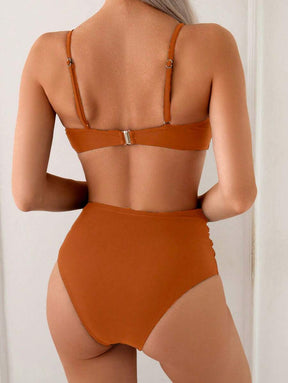 Biquíni Shell Dourada Elegance