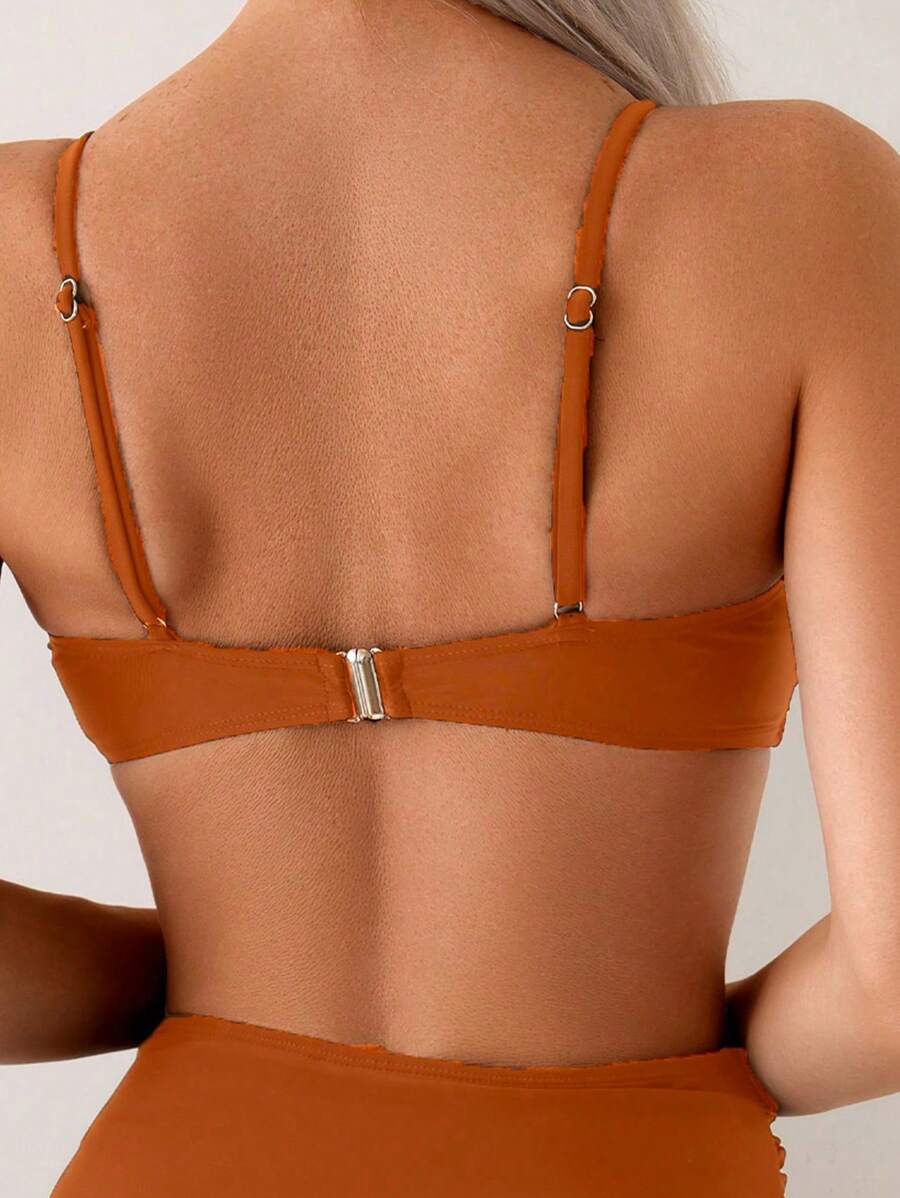 Biquíni Shell Dourada Elegance