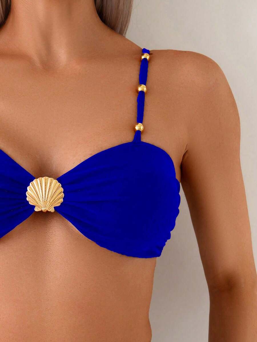 Biquíni Shell Dourada Elegance