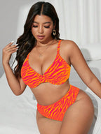 Biquíni Plus Size Listrado e Zebrado