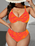 Biquíni Plus Size Listrado e Zebrado