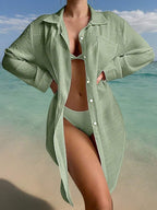 Saída de Praia Linen Breeze