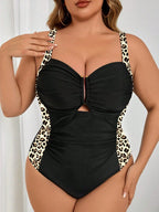 Maiô Plus Size Texturizado com Anel