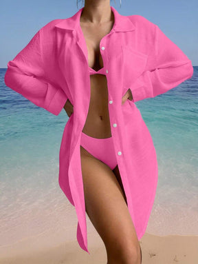 Saída de Praia Linen Breeze