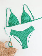Biquíni Plus Size Triângulo com Tie Back