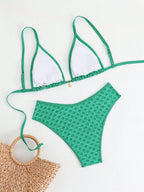 Biquíni Plus Size Triângulo com Tie Back