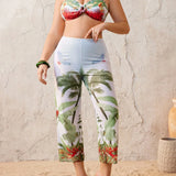 Conjunto de Biquíni Plus Size Nó Torcido