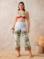 Conjunto de Biquíni Plus Size Nó Torcido