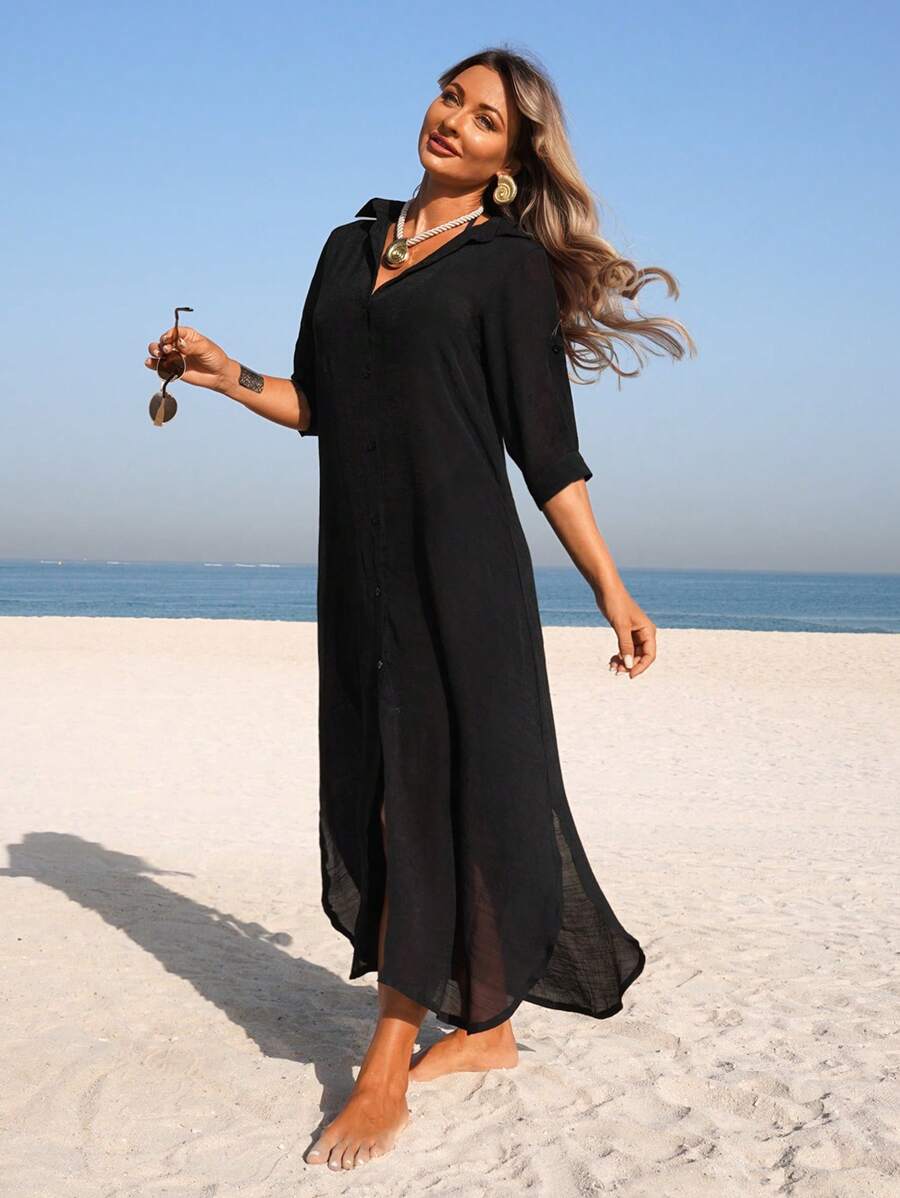 Saída de Praia Camisa Breeze Linho