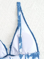 Tankini com Decote V e Costas Abertas